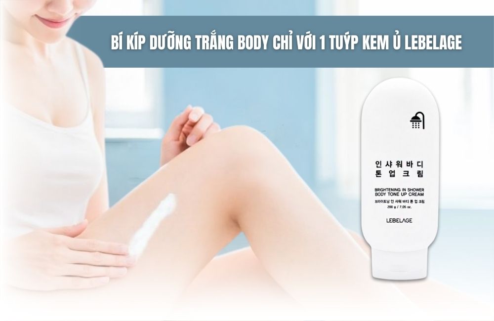 Bí kíp dưỡng trắng body